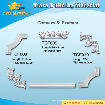 Polyuréthane durci en plastique plafonnier 3D pour décoration de villa